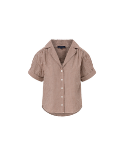 Ilene Gingham Button-Down Shirt