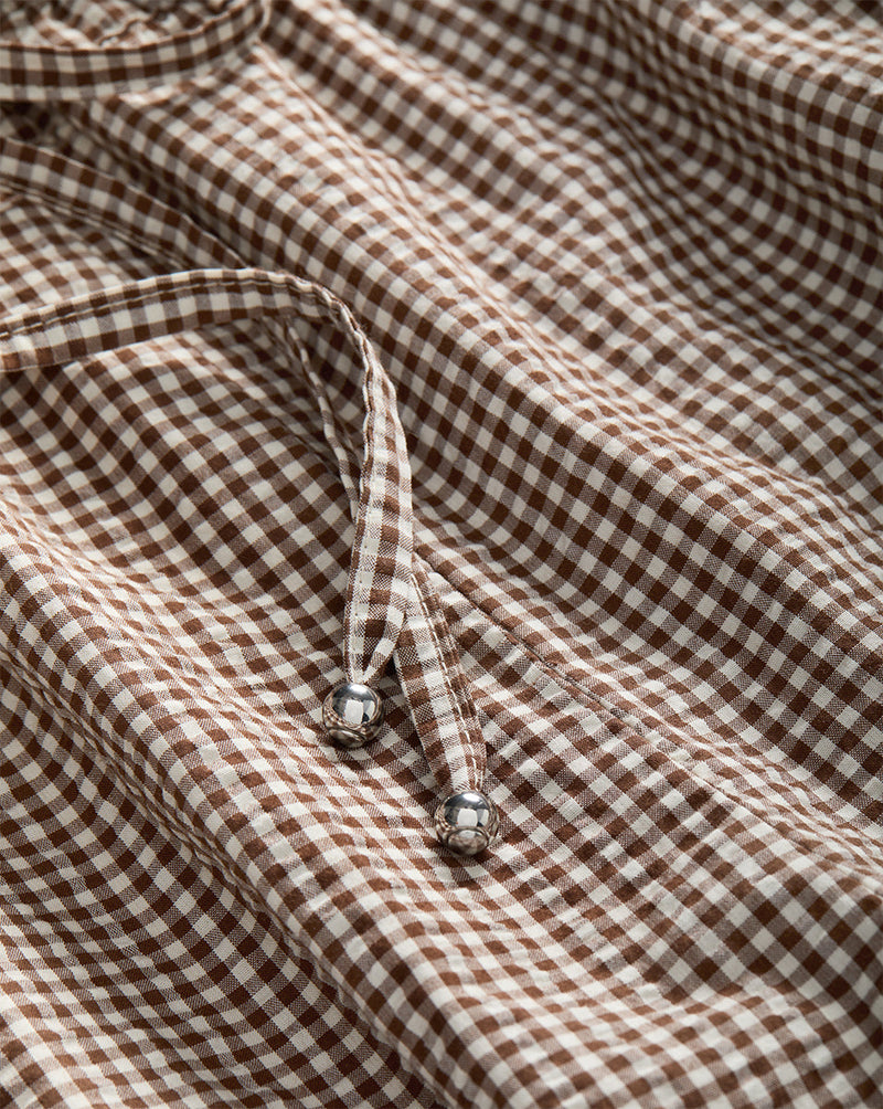 Tijana Gingham Short