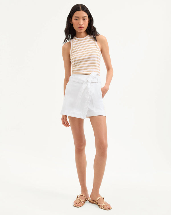 Agee Belted Wrap Skort