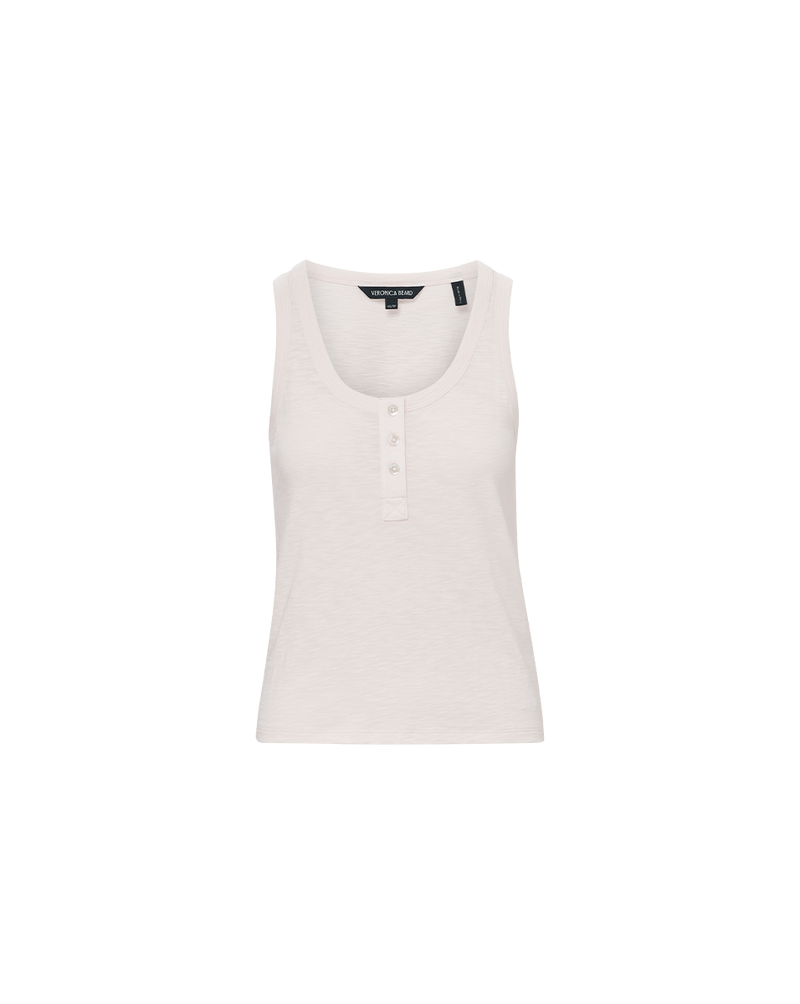 Harrison Cotton Henley Tank Top