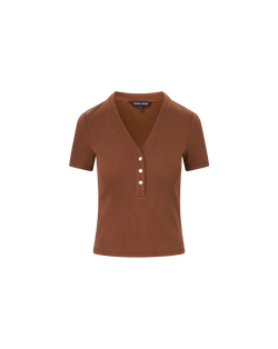 Dekalb Ribbed Henley T-Shirt