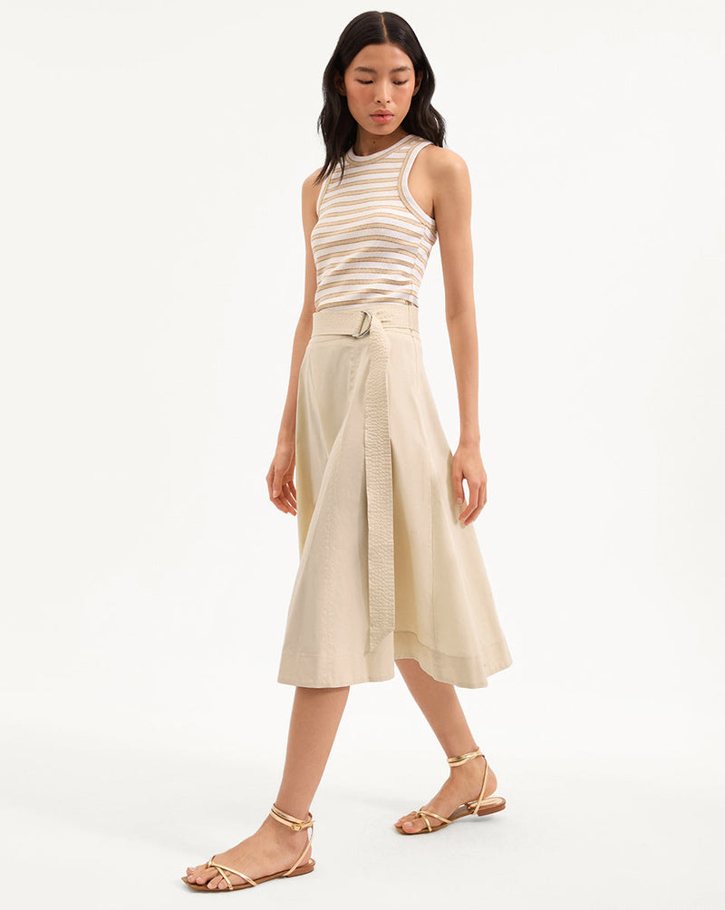 Facia A-Line Midi Skirt