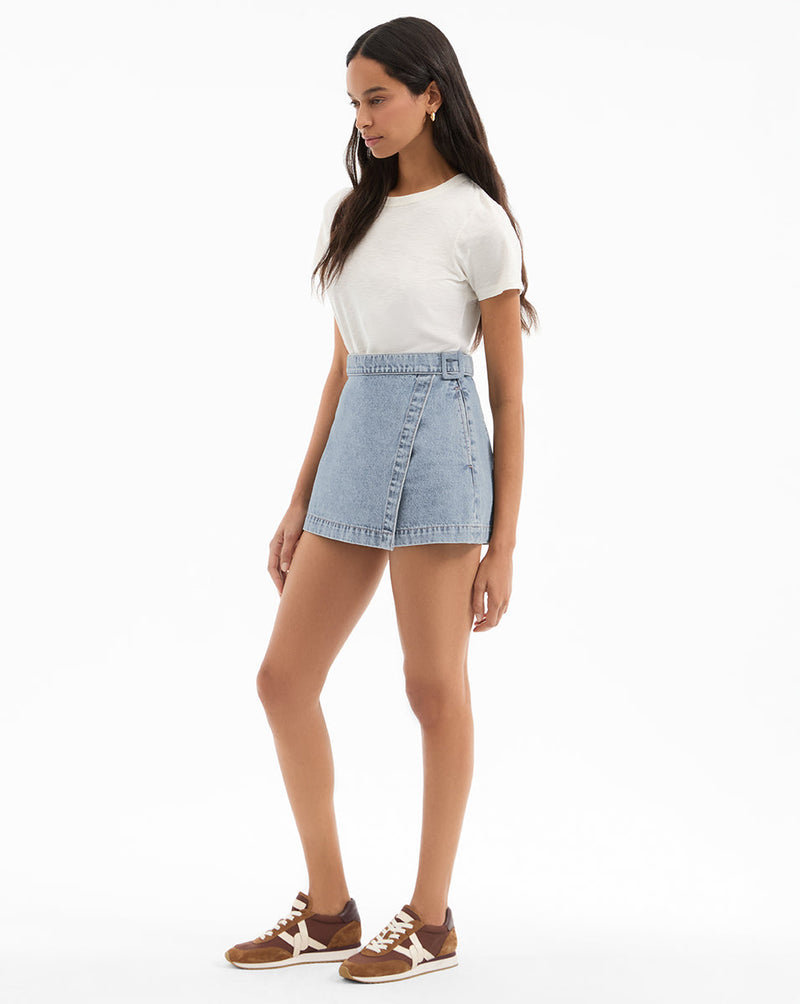 Diaz Denim Mini Skort