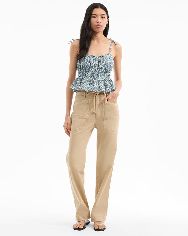 Erving Floral Peplum Top
