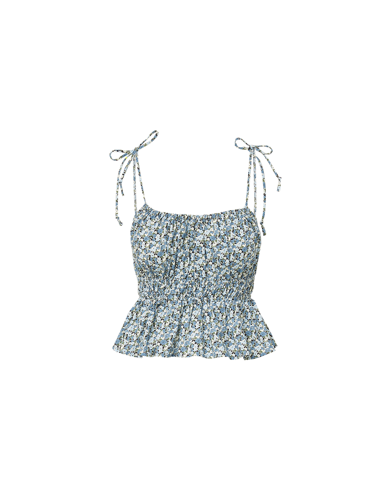 Erving Floral Peplum Top