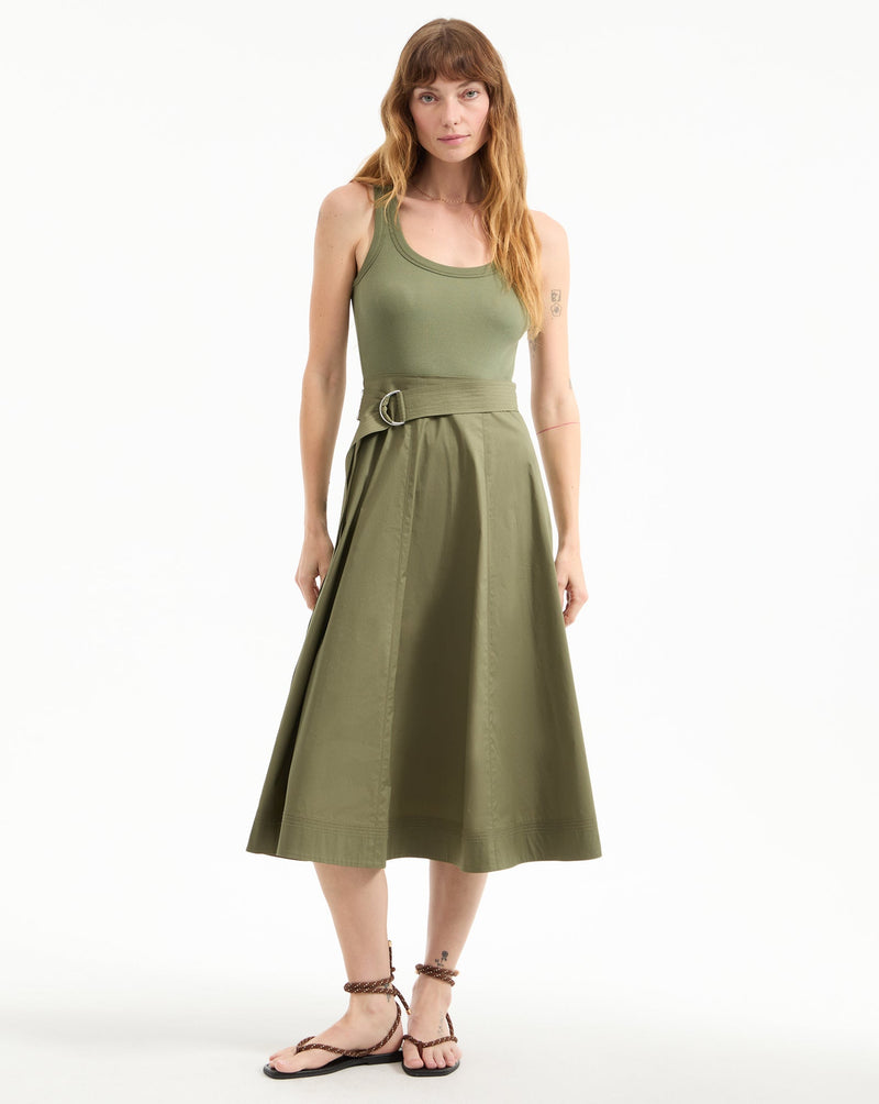 Ennis Belted Midi Dress
