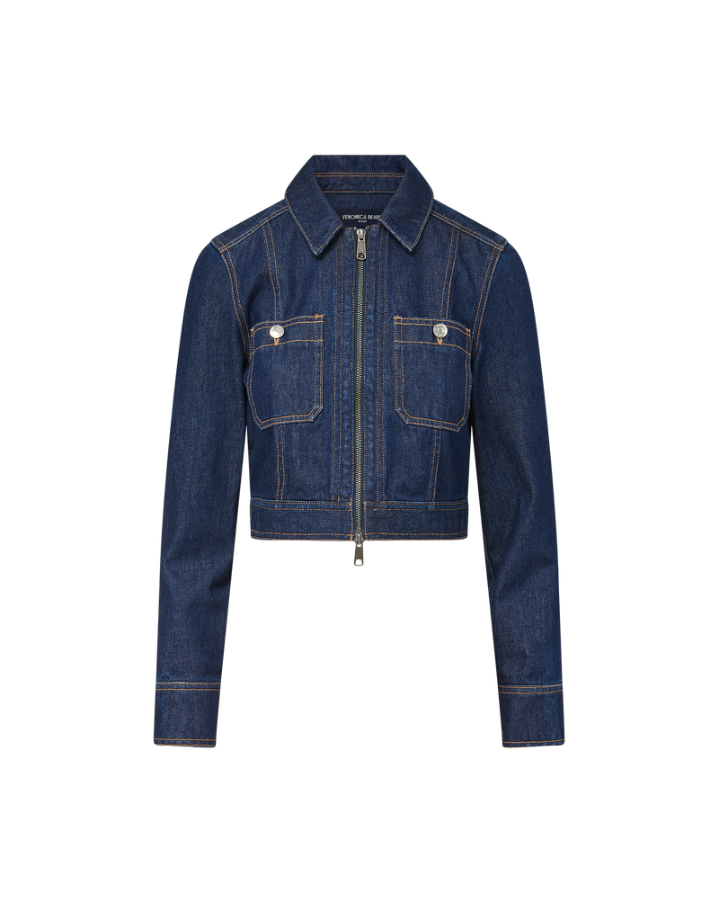 Patty Cropped Denim Jacket