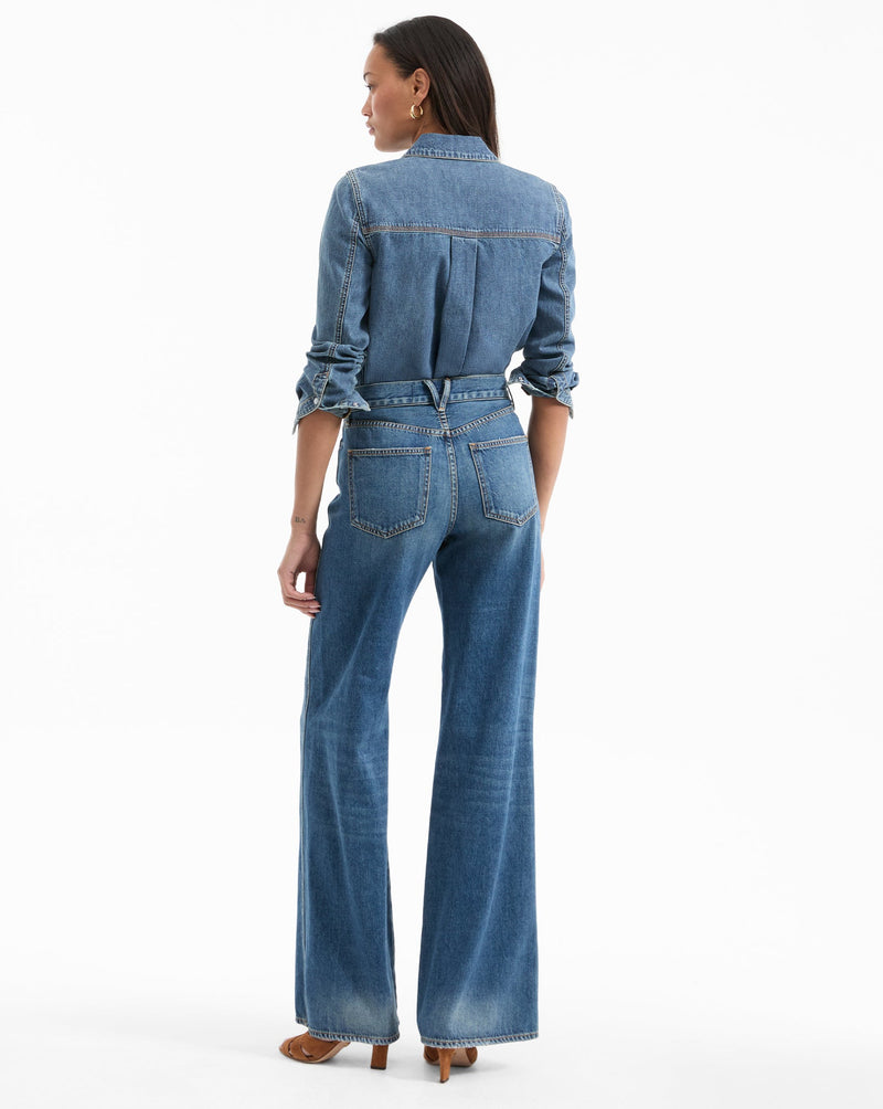 Noah Denim Button-Down Shirt