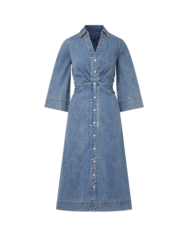Haydon Denim Midi Shirtdress