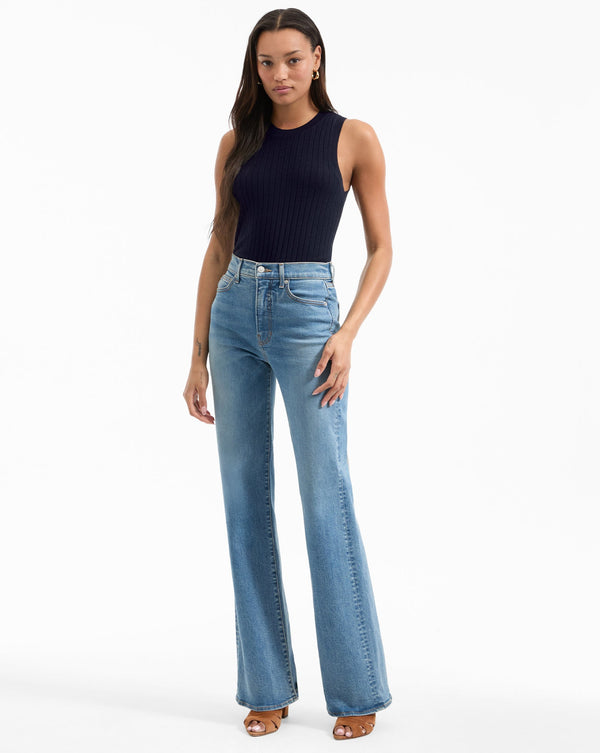 Crosbie Slim Wide-Leg Jean