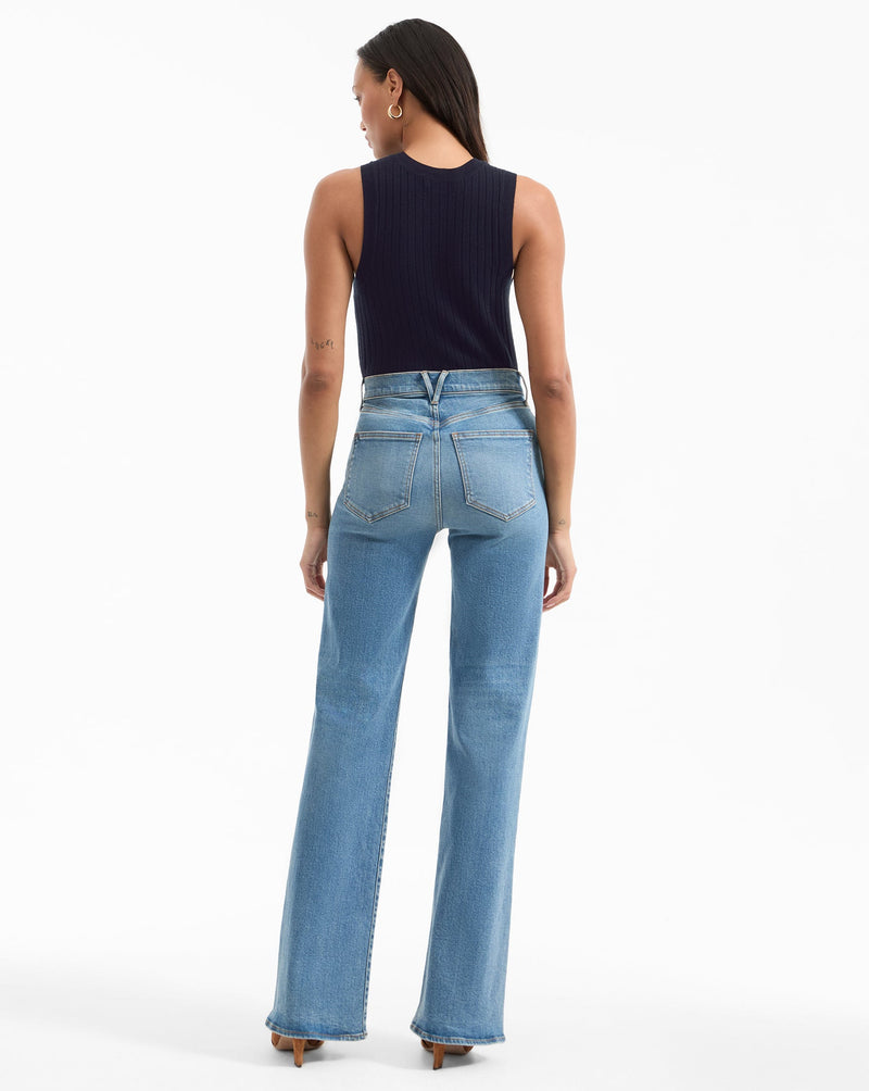 Crosbie Slim Wide-Leg Jean
