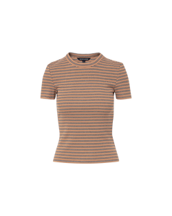 Pruitt Striped Ribbed T-Shirt