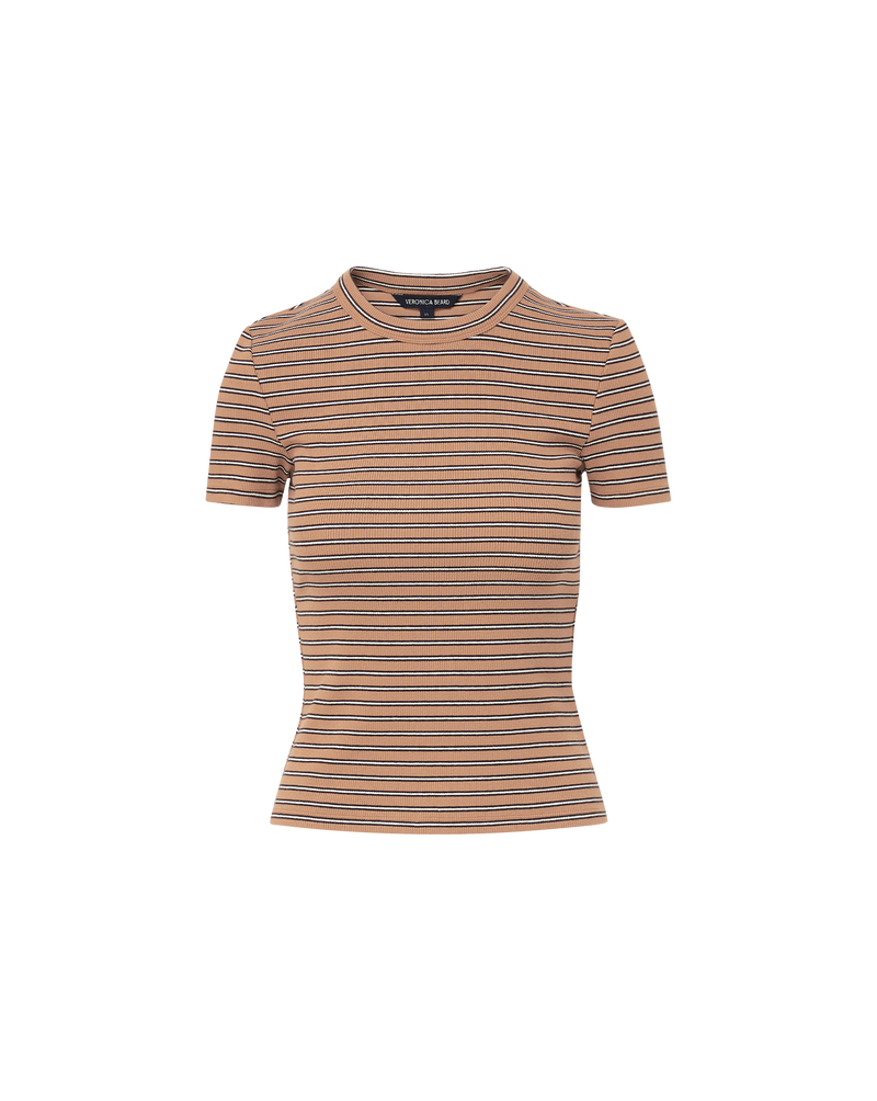 Pruitt Striped Ribbed T-Shirt