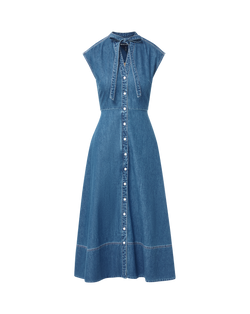 Honora Denim Midi Shirtdress
