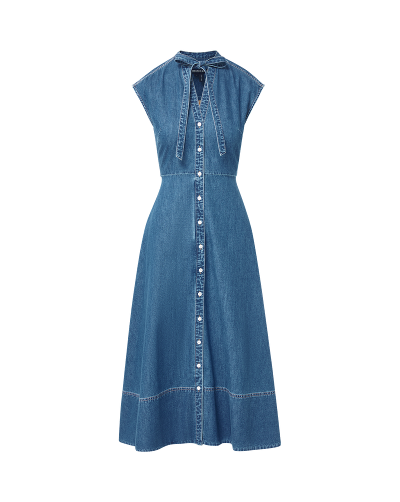 Honora Denim Midi Shirtdress