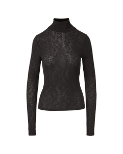 Wyeth Ribbed Turtleneck Top
