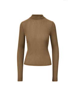 Wyeth Ribbed Turtleneck Top