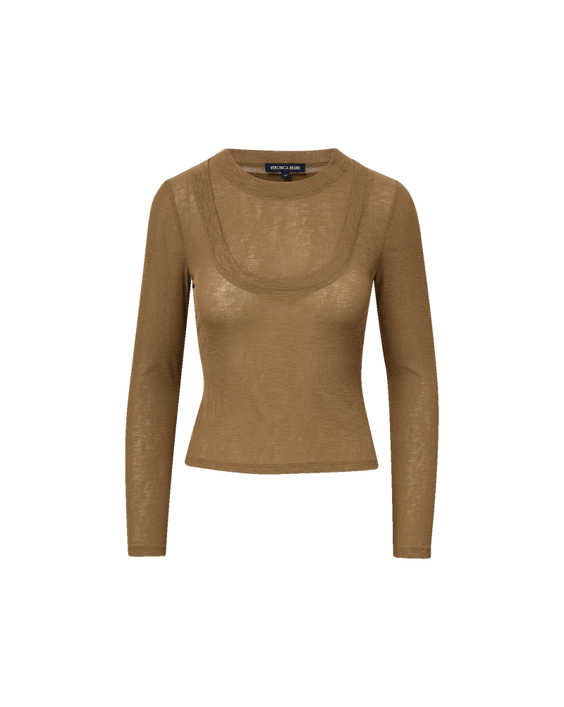 Neita Ribbed Crewneck Top