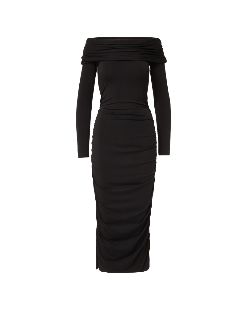 Tinette Off-The-Shoulder Midi Dress