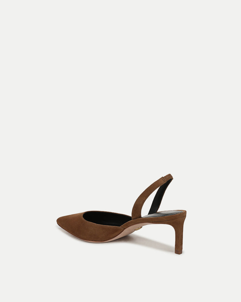 Caroline Suede Slingback Pump