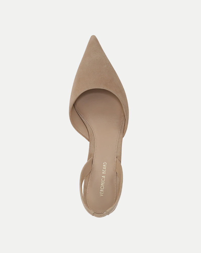 Caroline Suede Slingback Pump