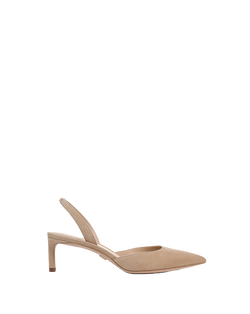 Caroline Suede Slingback Pump