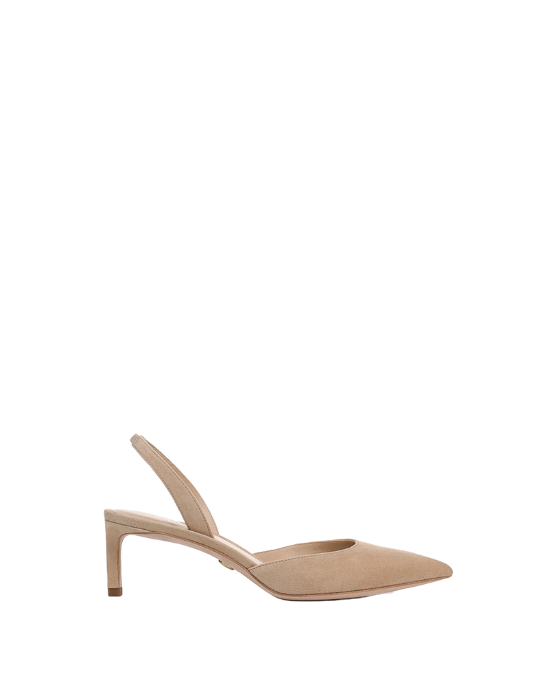 Caroline Suede Slingback Pump