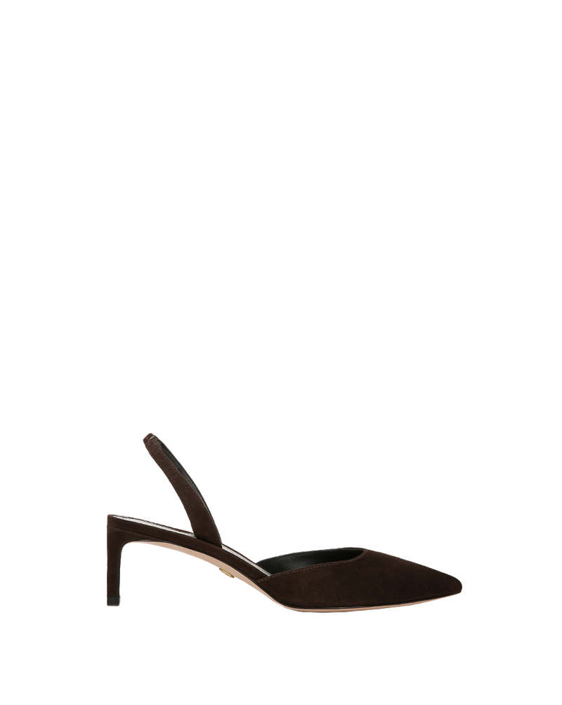 Caroline Suede Slingback Pump