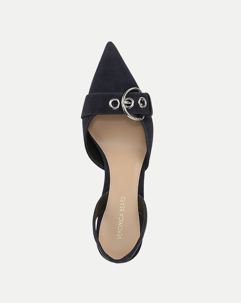Roxy Suede Slingback Pump