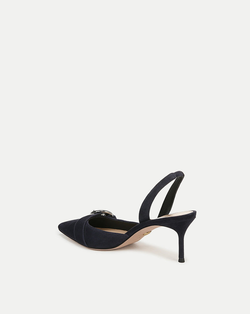 Roxy Suede Slingback Pump