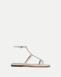 Marbella Lizard-Embossed Sandal