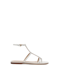 Marbella Lizard-Embossed Sandal