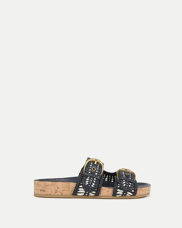 Prue Woven-Leather Sandal