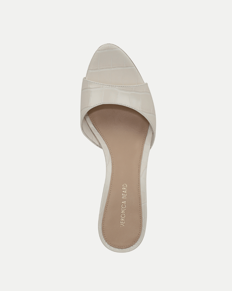 Tia Croc-Embossed Sandal