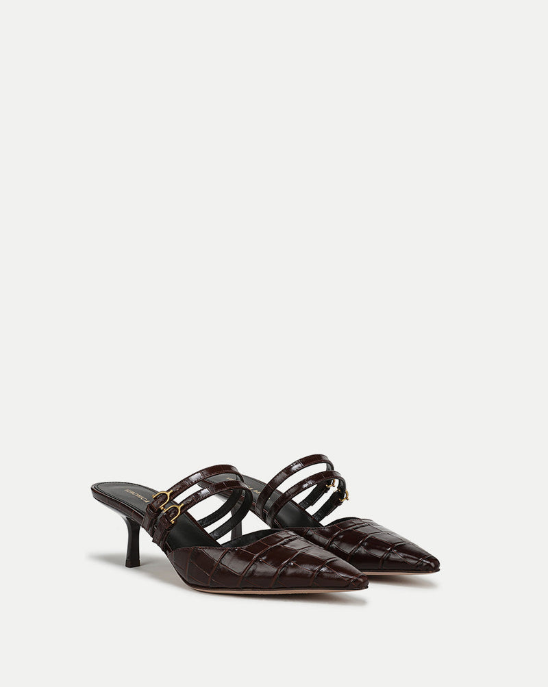 Corrie Kitten-Heel Mule
