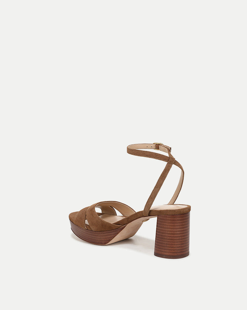 Drina Platform Block-Heel Sandal