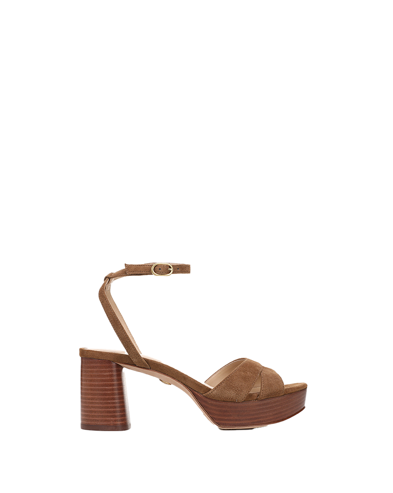 Drina Platform Block-Heel Sandal