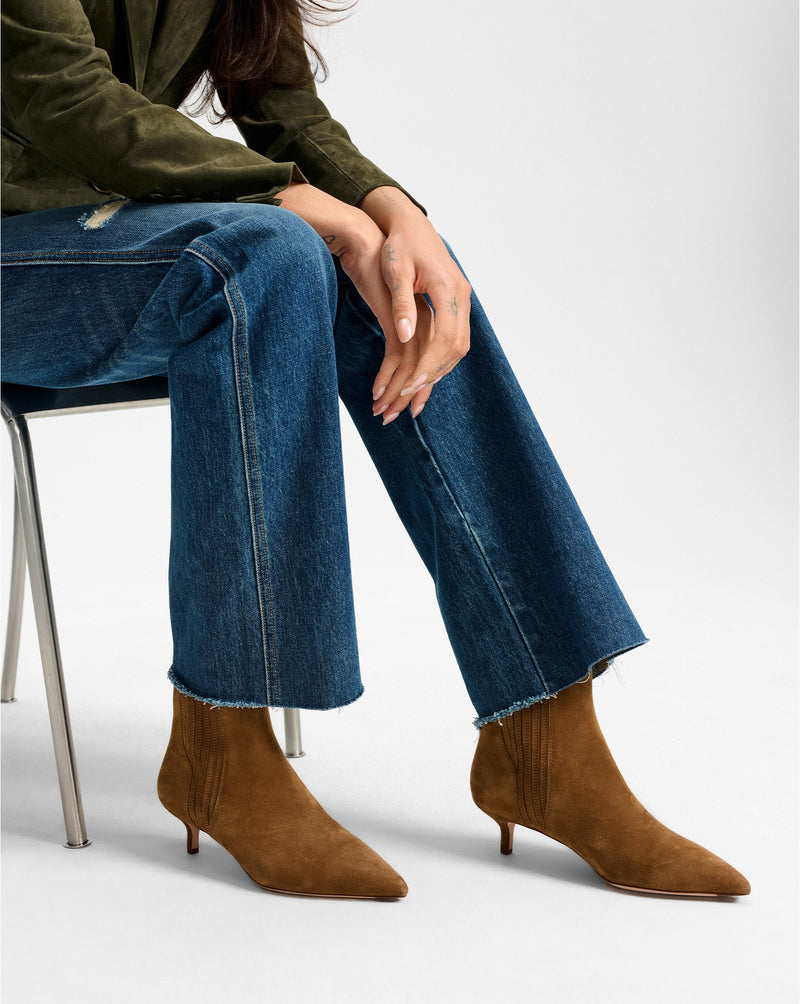 Lisa Kitten-Heel Bootie