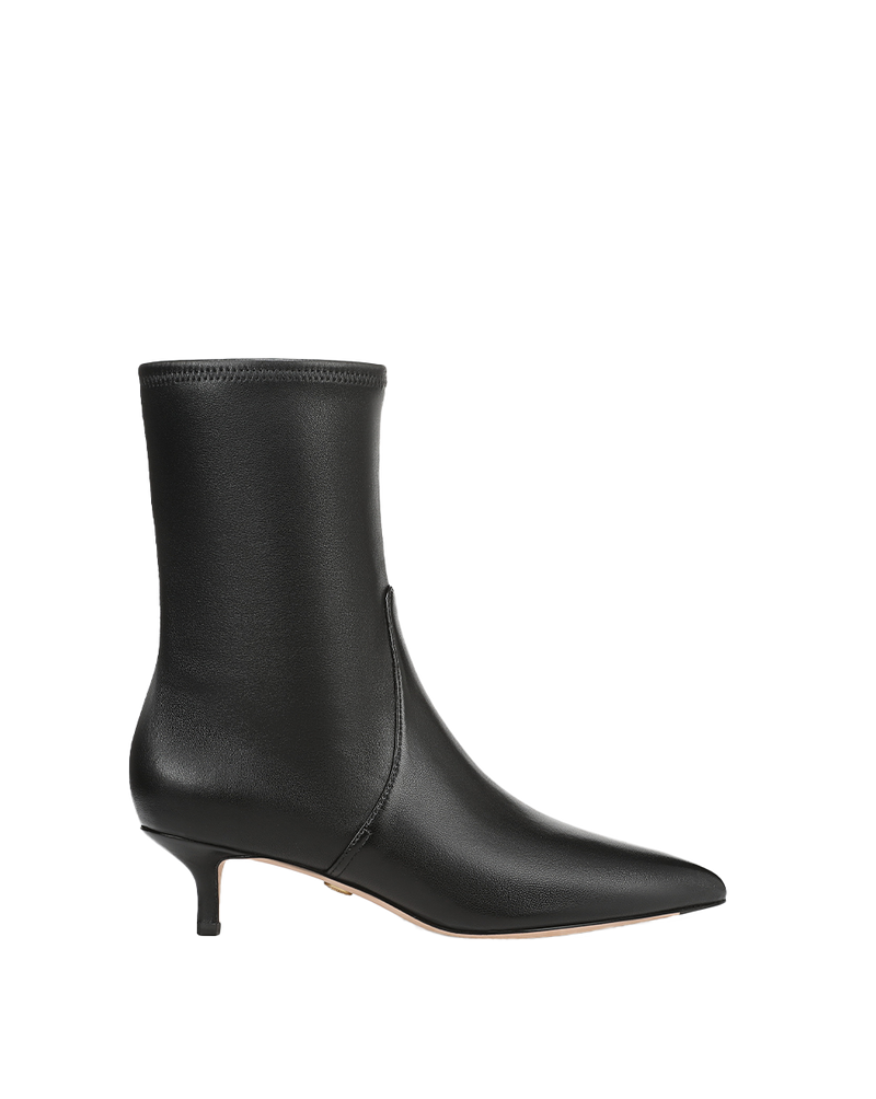 Lisa Stretch Kitten-Heel Bootie