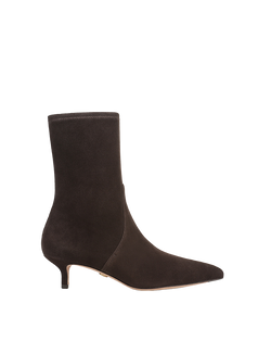 Lisa Stretch Kitten-Heel Bootie