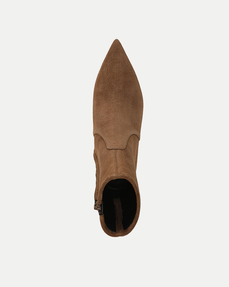 Lisa Stretch Kitten-Heel Bootie