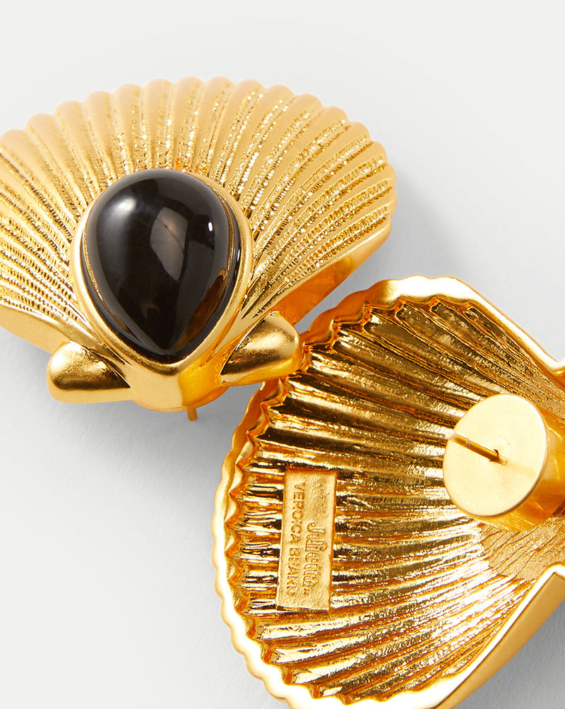 Shell Gold Earrings