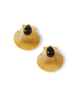 Shell Gold Earrings