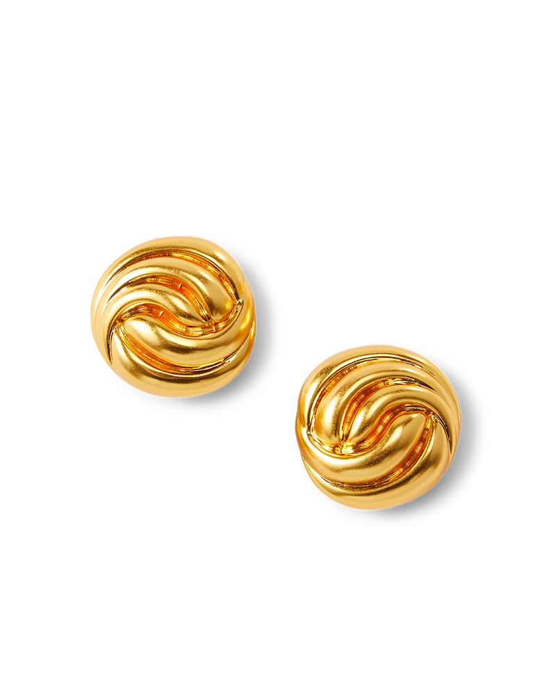 Knot Gold Earrings