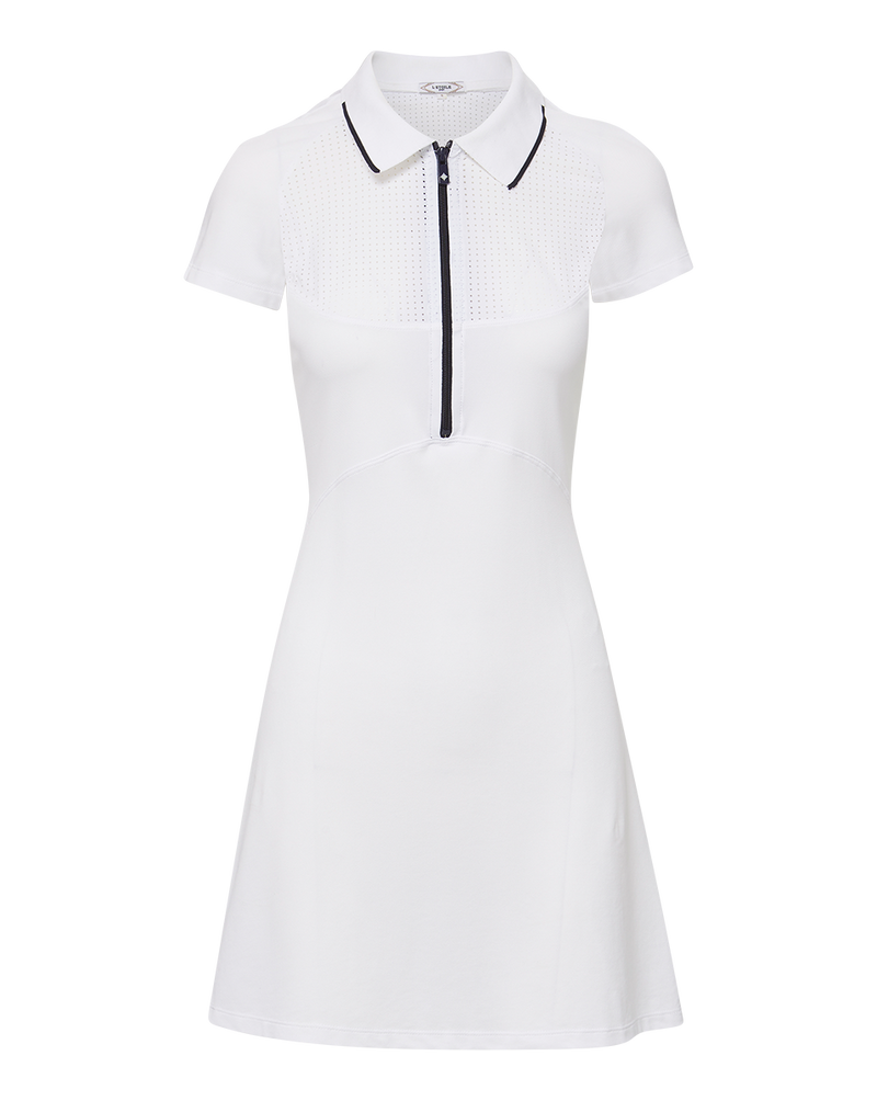 Performance Mesh Polo Dress