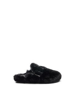 Mink Clog Slippers