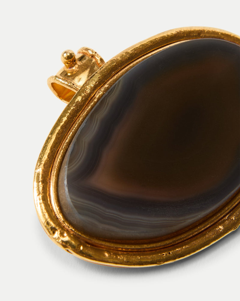 Dakota Brown Agate Necklace