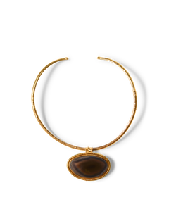Dakota Brown Agate Necklace
