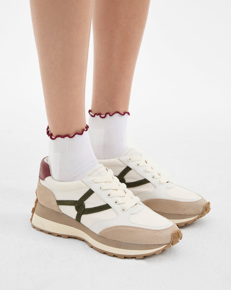 Ruffle Crew Sock