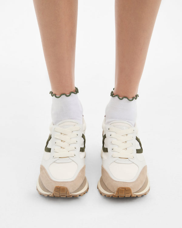 Ruffle Crew Sock